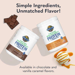 Sprouted Barley Protein + Probiotics Powder - Vanilla Caramel