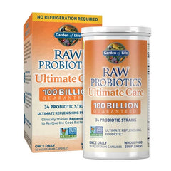 Raw Probiotics Ultimate Care Shelf-Stable 30 Capsules